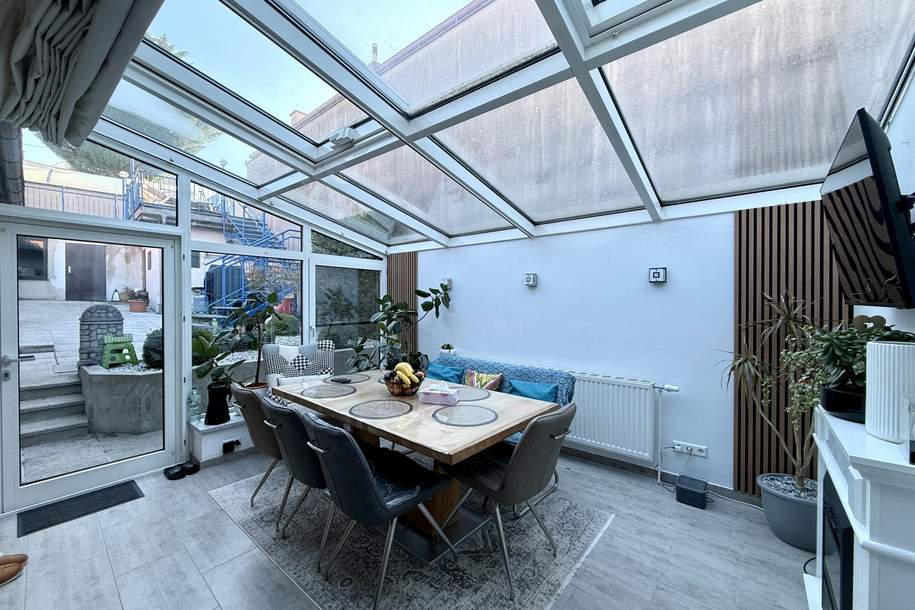 Sommersaktion! Wohnen mit Weitblick: 3 Zimmer Haus mit Wintergarten und Pool, Haus-kauf, 299.999,€, 7053 Eisenstadt-Umgebung