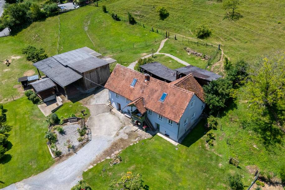 Landwirtschaftliches Anwesen mit großzügigem Bauland nahe Thalersee, Gewerbeobjekt-kauf, 1.140.000,€, 8051 Graz(Stadt)
