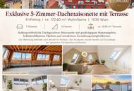 EXKLUSIVE 5-ZIMMER-DACHMAISONETTE | 173 m² | TERRASSE | ERSTBEZUG | NÄHE BELVEDERE