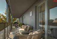 Neubau - Erstbezug, XL-Balkon (18 m²) mit Zugang vom Wohn- u. Schlafzimmer, hochwertige Ausstattung inkl. Deckentemperierung, Fußbodenheizung