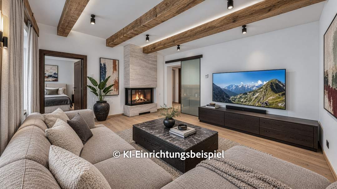 3-Zimmerwohnung in zentrumsnaher Ruhelage