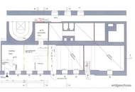 ** großzügige helle Gewerbefläche (Büro / Lager / Werkstatt) mit vielseitigem Potenzial, Extras und einem Stellplatz in Frequenzlage - Nähe Augarten **