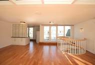 KEINE SCHRÄGEN !!! - Die Wohnfläche ist voll nutzbar + 1 Gartenterrasse (ca. 100 m²) + 5 Terrassen (ca. 50 m²) + 1 Garagenplatz im Eigentum