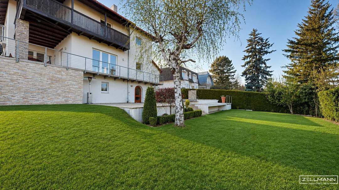 LAINZER TIERGARTEN | Architektenvilla - tolles Einfamilienhaus mit Pool | Doppelgarage | ZELLMANN IMMOBILIEN