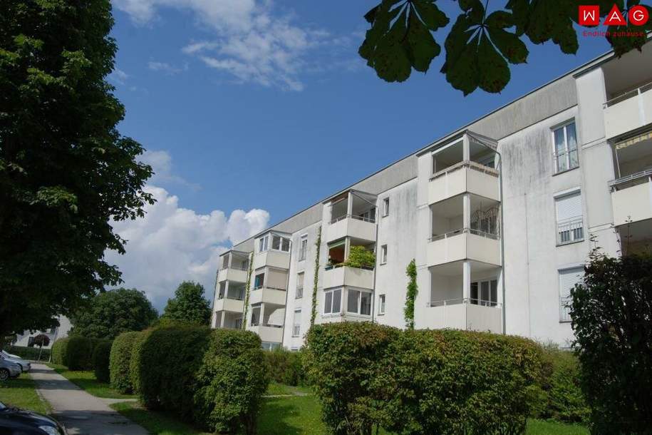 Entspanntes Wohnerlebnis in leistbarer 3-Raum-Wohnung mit sonniger Terrasse - grüne Lage und ausgewählte Nachbarschaft inklusive!, Wohnung-miete, 823,94,€, 4020 Linz(Stadt)