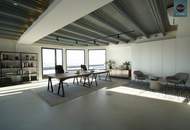 The View! Penthouse Loft mit Dachterrasse samt Wien-Panorama-Blick in der Brotfabrik Wien!