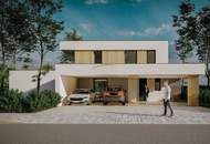 Rarität im Grünen - Geplantes Einfamilienhaus inkl. 77m² Dachterrasse, Küche und beheizbarem Swimmingpool.