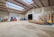 Vielseitige Gewerbe- und Wohnliegenschaft: diverse Hallenflächen, Wohngebäude und ein großzügiges Grundstück!