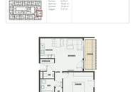 EDI N° 7 - Erstbezug- 2 Zimmer - Wohnung mit Loggia