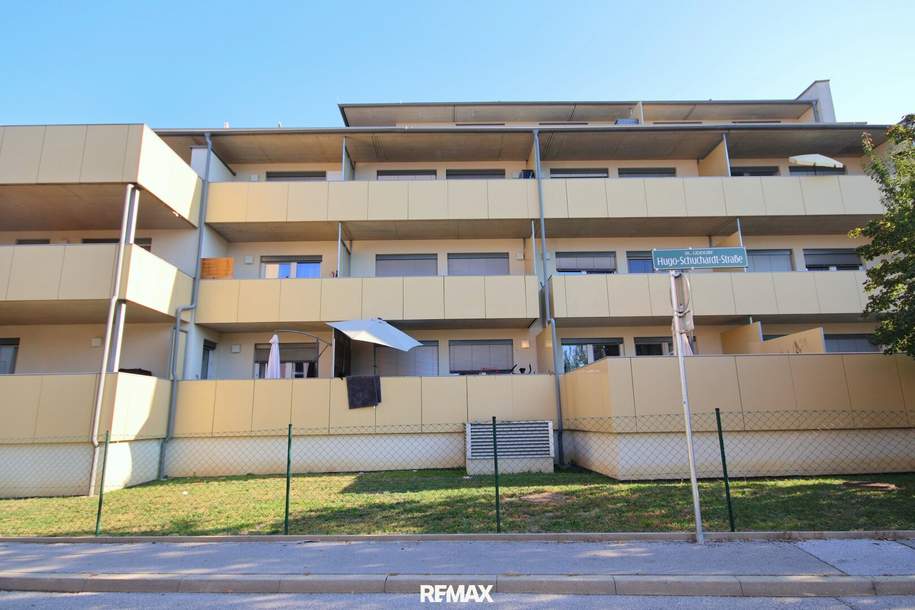 Graz-Geidorf: Helle 2-Zimmer-Wohnung mit großem Balkon und Tiefgaragenplatz, Wohnung-miete, 912,00,€, 8010 Graz(Stadt)