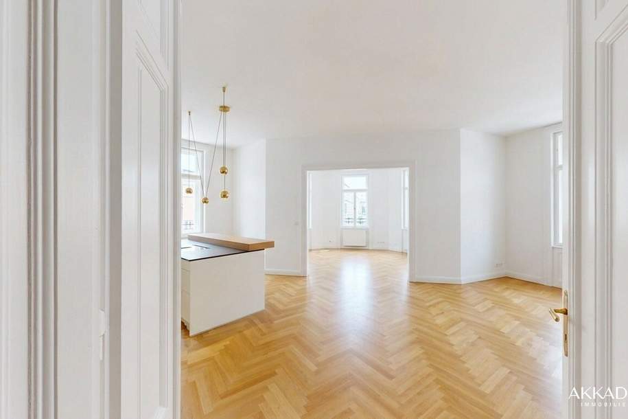 GROSSZÜGIGE ALTBAU-EINHEIT NAHE STADTPARK | WOHNEN & ARBEITEN AUF 227 M² (TOP 17 & 17A), Wohnung-miete, 4.949,13,€, 1010 Wien 1., Innere Stadt