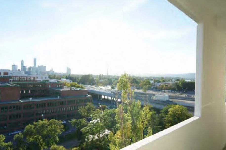 3 Zimmerwohnung mit Loggia und Fernblick bei der U1 Kagran, Wohnung-kauf, 398.000,€, 1220 Wien 22., Donaustadt