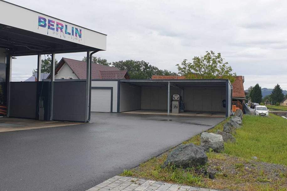 PHÄNOMENAL! Modernisierte Tankstelle mit Waschanlage & Snackbereich – Perfekte Lage, großes Potenzial!, Gewerbeobjekt-kauf, 8443 Leibnitz