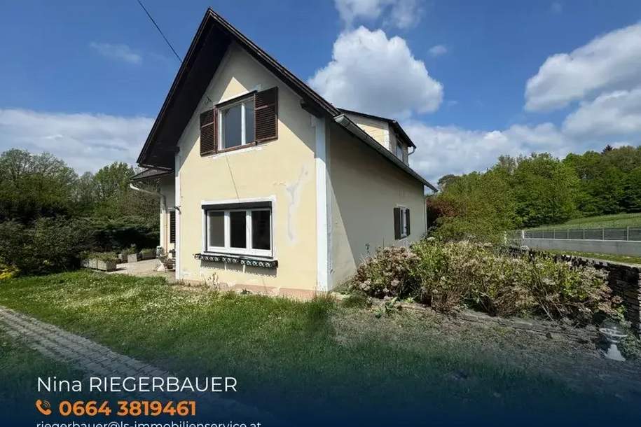 Einfamilienhaus mit viel Platz, sonnigem Garten, Terrasse und Nebengebäude!, Haus-kauf, 239.000,€, 8240 Hartberg-Fürstenfeld