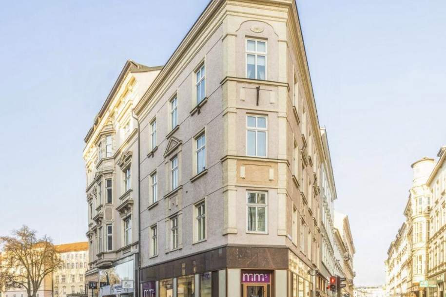 Lage, Lage, Lage!! Direkt am Taubenmarkt / ca. 87 m² Office im 2.OG - Altbaucharme!, Gewerbeobjekt-miete, 1.583,64,€, 4020 Linz(Stadt)