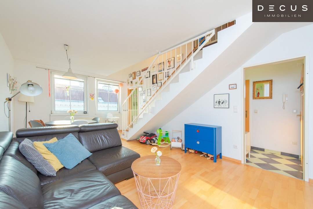| DACHGESCHOSS MAISONETTE | 4 ZIMMER | TIEFGARAGENSTELLPLATZ | IDEALE VERKEHRSANBINDUNG | U3 ENKPLATZ