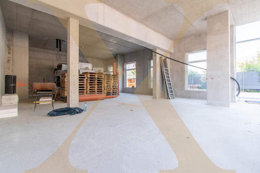 Einzigartige Neubau Geschäfts-/Gastrofläche im Neubauprojekt "Med Cube Linz Mitte" zu vermieten!, Gewerbeobjekt-miete, 2.001,60,€, 4020 Linz(Stadt)