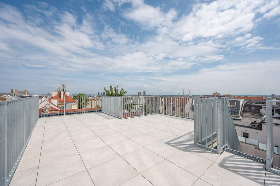 ++FonteFlats++ Außergewöhnlicher 4-Zimmer Dachgeschoss-ERSTBEZUG mit großartiger Dachterrasse, Wohnung-miete, 2.799,00,€, 1100 Wien 10., Favoriten