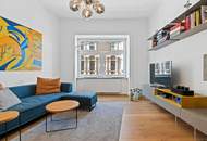 Stilvoll renovierte Altbauwohnung im 3.Bezirk. Citynaher Lifestyle mit besonderem Flair.