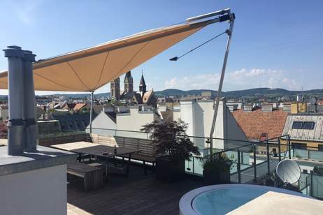 Exklusives 3-Zimmer Penthouse mit Whirlpool, Nähe Nußdorfer Straße, Wohnung-miete, 5.040,24,€, 1090 Wien 9., Alsergrund