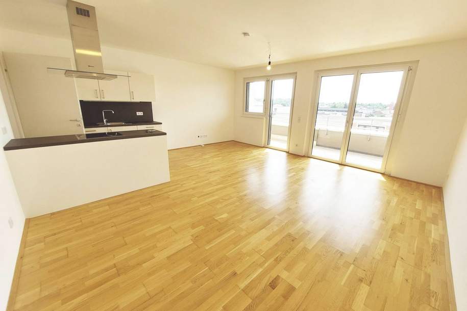 Neubauwohnung mit 3 Zimmern, Terrasse und Loggia - im Zentrum von St. Pölten, Wohnung-miete, 1.342,03,€, 3100 Sankt Pölten(Stadt)