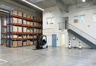 Platzmangel? Dann haben wir die Lösung. Imposante 7m Deckenhöhe mit ca. 810m² Nutzfläche und 40m² Bürotrakt.