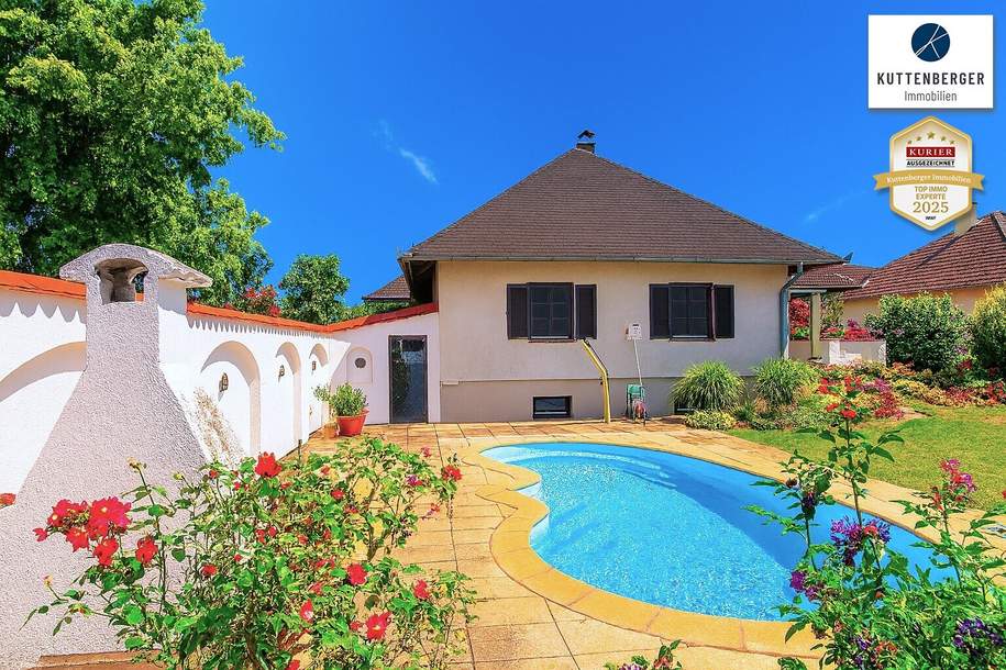 Traumhaftes Gartenparadies mit Pool, Haus-kauf, 590.000,€, 3494 Krems(Land)