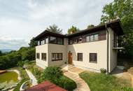 Italienischer Flair am Kulm – ästhetisches Eck-Toskana-Haus mit unverbaubarer Fernsicht in absoluter Ruhelage mit Ganztagssonne.