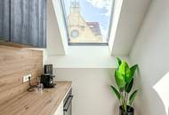 Erstbezug: Luxuriöse Dachgeschoss Wohnung auf einer Ebene mit Balkon in Währinger Toplage! Klimatisiert, Smart-Home!