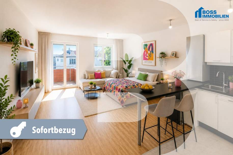 Cozy | Sofortbezug mit Küche, Wohnung-miete, 687,00,€, 4050 Linz-Land