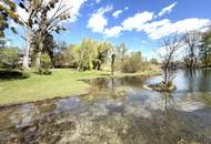 BAUGRUNDSTÜCK IN EINZIGARTIGER LAGE DIREKT AM MÜHLWASSER - NÄHE DONAUSPITAL