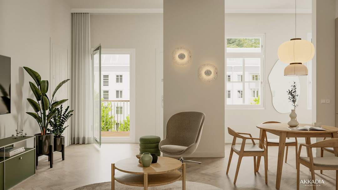 Kleinod mit Stadtgarten | Modernes Wohnen im revitalisierten Biedermeierhaus
