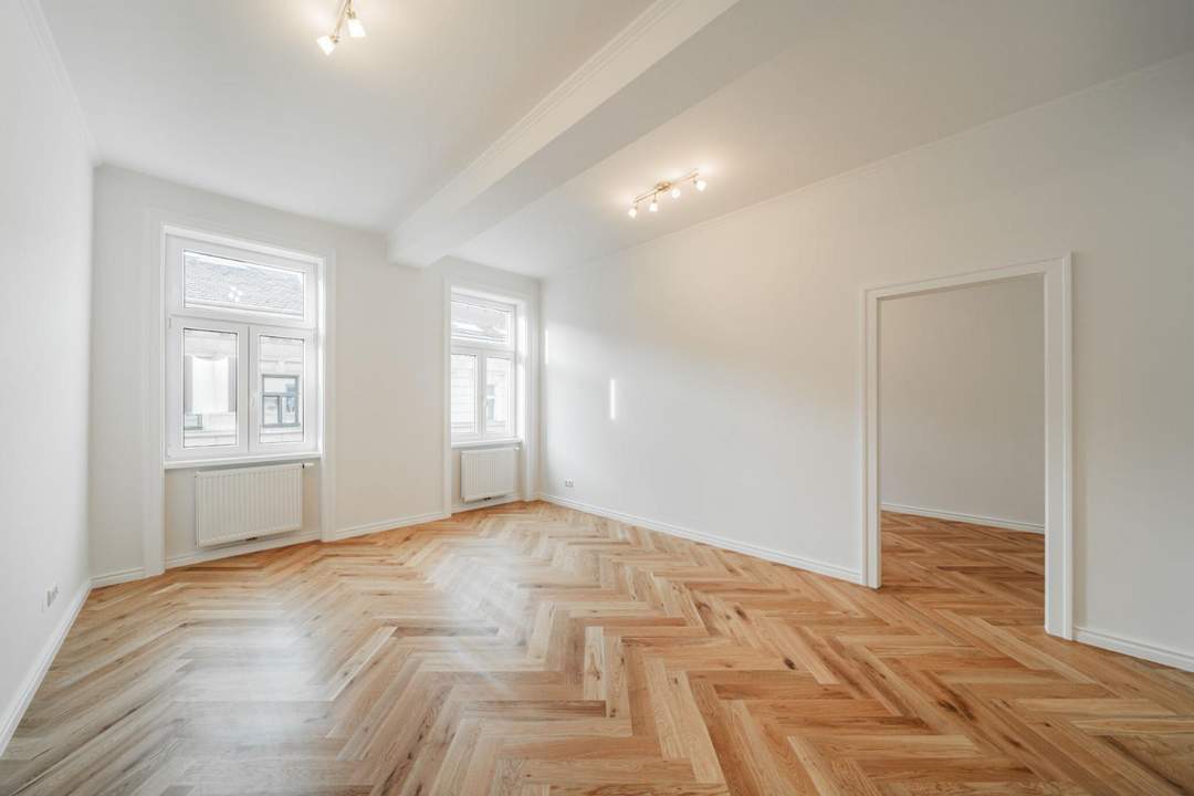 Stylische 2-Zimmer-Wohnung im Erstbezug – Top Sanierung, nahe Mariahilfer Straße.