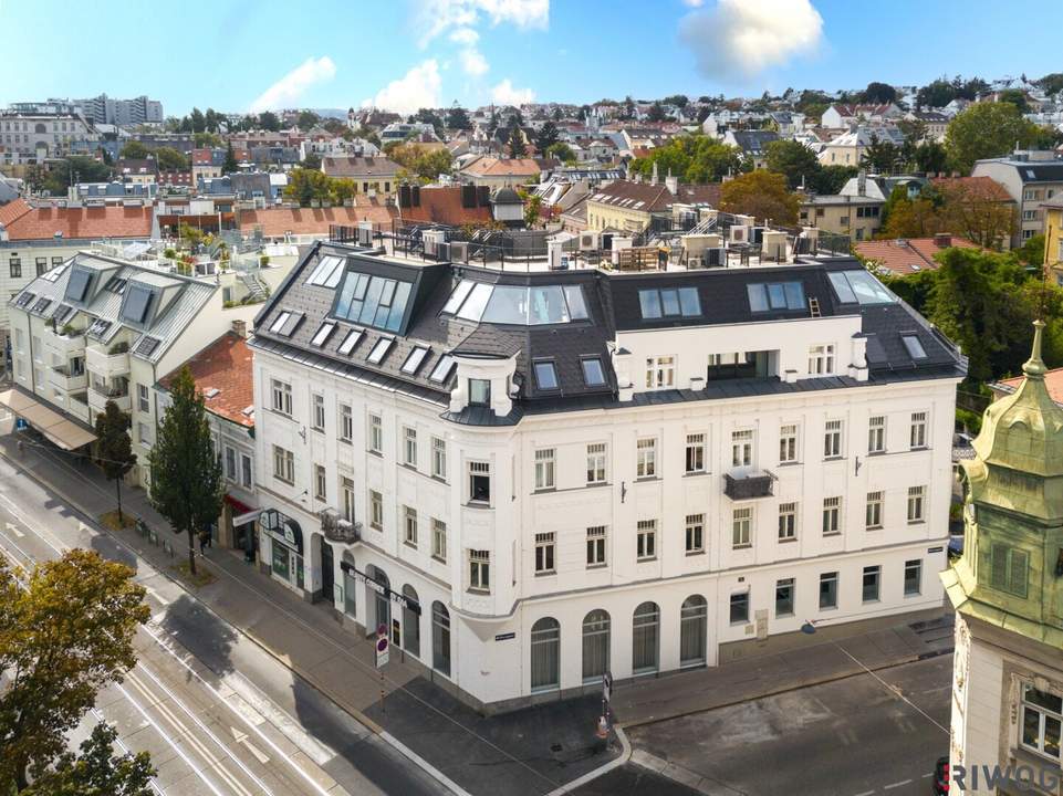 Exklusive 4-Zimmer DG Wohnung mit spektakulärer 360 ° Terrasse - Gersthofer Markt | Top24