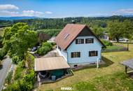 Einfamilienhaus in Mantscha bei Graz mit sonnigem Garten und schöner Aussicht
