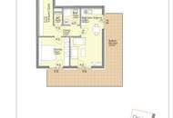 Gemütliche 2-Zimmer-Wohnung mit Eck-Terrasse und Tiefgaragenstellplatz in Klagenfurt