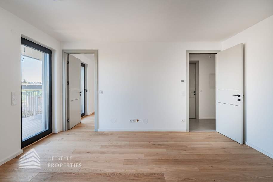 Erstbezug! 2-Zimmer Wohnung mit Balkon, Nähe Bahnhof Stammersdorf, Wohnung-kauf, 239.000,€, 1210 Wien 21., Floridsdorf