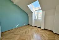 GONZAGAGASSE, BÖRSE-NÄHE, klimatisiertes 122 m2 Dachgeschoss mit 8 m2 Terrasse, 3 Zimmer, Komplettküche, 2 Bäder, Parketten