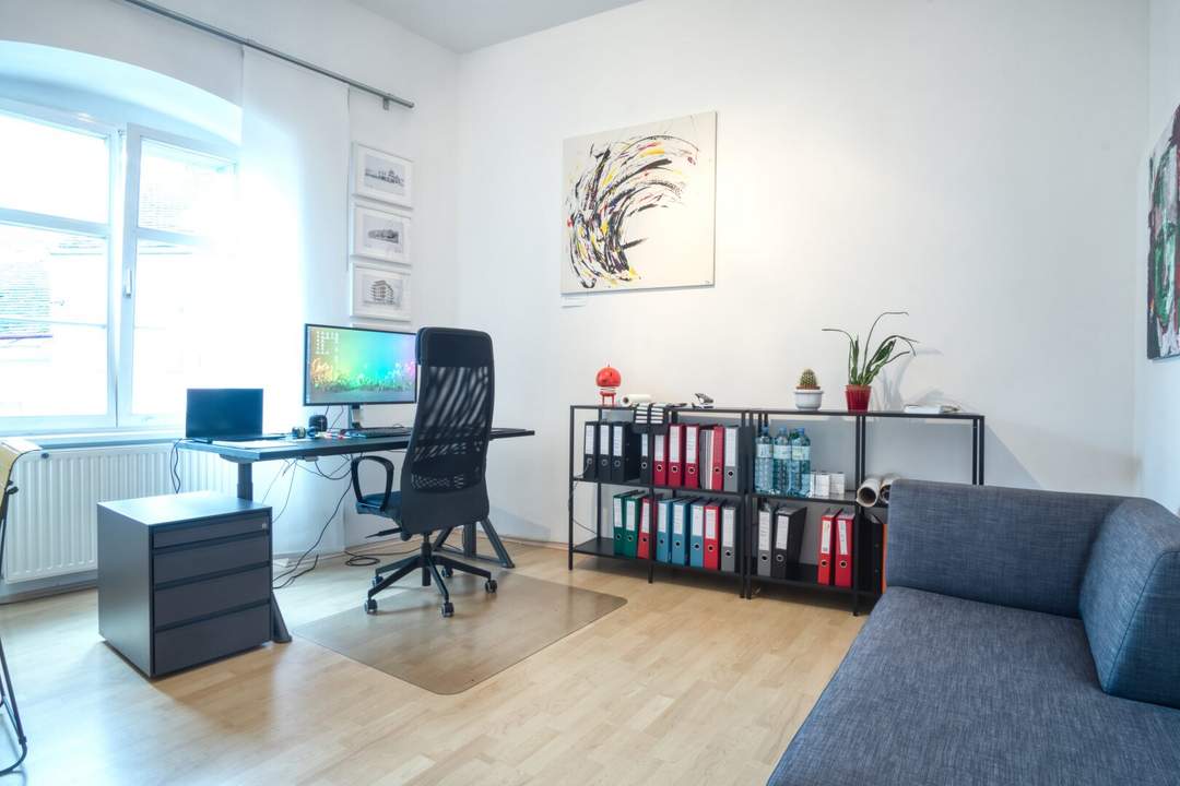 ALL INCLUSIVE MIETE: ca. 22m² Büro + Gemeinschaftsräume! inkl. Besprechungsräume, Internet, Reinigung, Heizung, Parkplatz etc.! PROVISIONSFREI!