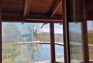 Entzückendes Haus mit Naturbadeteich, Sauna, Jacuzzi in ruhiger idylischer Lage am Güssinger Hügelland mit Traumaussicht