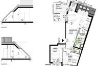 DG-ERSTBEZUG | Atemberaubender Fernblick | Dachterrasse | ca. 3 m Raumhöhe | Fernwärme &amp; Klimaanlage | TG-Stellplatz optional | Nachhaltiges Wohnbauprojekt