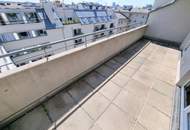 Maisonette-Wohnung mit großer Dachterrasse und 2 WCs - U1 Nähe - AB MAI!!!