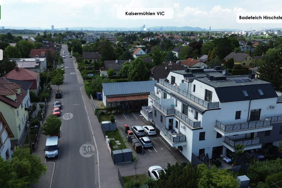 Der Sommer kann kommen! Klimatisierte Wohnung mit großer Terrasse in Essling nahe Lobau und Kirschenallee! 15 Min. zur U2 Aspernstraße! Ab August 2025!, Wohnung-miete, 950,00,€, 1220 Wien 22., Donaustadt
