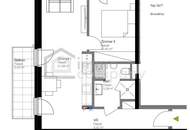 2-Zimmer Wohnung 44m², in 4073 Wilhering.