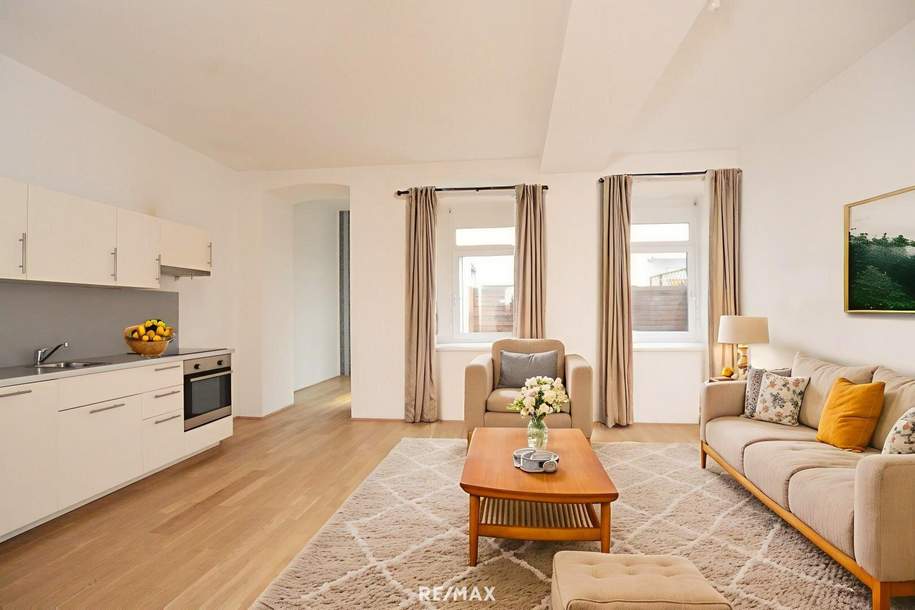 Ruhige Innenhofwohnung mit Wintergarten und privatem Freihof im Herzen des 9. Bezirk, Wohnung-kauf, 299.000,€, 1090 Wien 9., Alsergrund