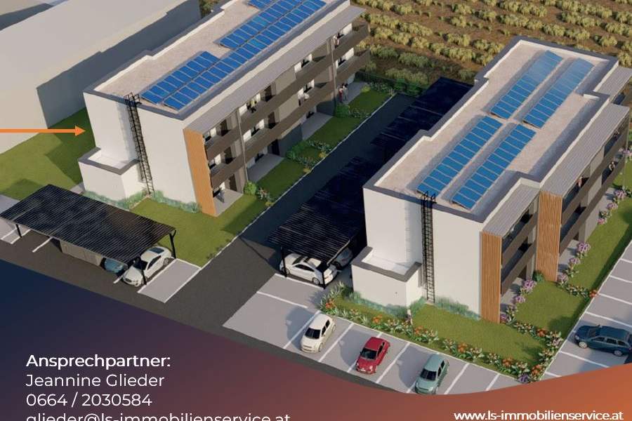 Erstbezug! 2-Zimmer-Wohnung, ca. 55 m², 1.&amp; 2.OG mit Balkon &amp; Lift für Anleger, Wohnung-kauf, 163.404,€, 8261 Weiz