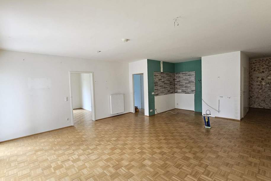 4 Zimmerwohnung mit Balkon - Anschlüsse für eine Kochinsel sind vorbereitet - unbefristeter Mietvertrag, Wohnung-miete, 1.040,57,€, 8054 Graz(Stadt)