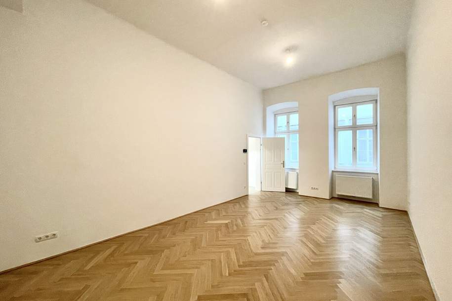 Wunderschön sanierte Altbauwohnung am Getreidemarkt | 1-Zimmer + Kabinett | getrennte Küche, Wohnung-miete, 1.540,78,€, 1010 Wien 1., Innere Stadt