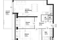 Koloniestraße: Hochwertige Neubauwohnung mit MEGA-13m²-BALKON!!!