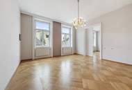 In Bestlage nahe Karmelitermarkt: Zentral begehbare Maisonette-Altbauwohnung in sehr gepflegtem Zustand und freiem Blick